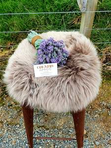 Plush Sheepskin Rugs: NZ Sheepskin Seat Plate 2 pack - by Fibre by Auskin