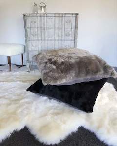 NZ Shortwool Floor Cushion by Fibre by Auskin