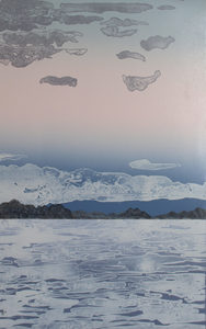 Lithographs (prints): Whangarei Heads from Parua Bay