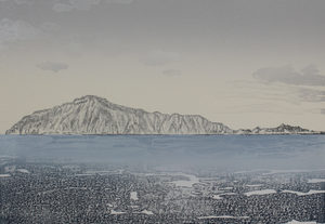 Lithographs (prints): Bare Island