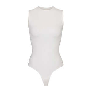 Bodysuits: Cotton Mock Neck Bodysuit