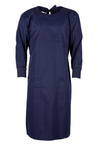 Products: Knit Cuff Lab Gown Navy