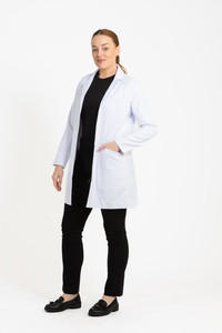 Franklin Executive Lab Coat - Ladies White