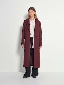 Juliette Hogan Mantelle Coat - Burgundy
