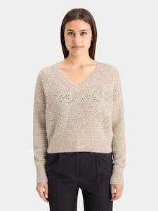 Scotch & Soda Boucle v-neck pullover