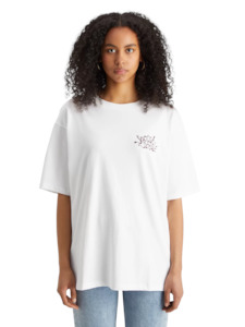 Scotch Soda: Scotch & Soda Print Oversized Fit T-Shirt - White