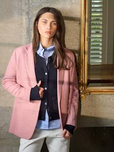 Sills Coco Tweed Blazer - Rose