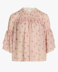 Noa Noa OTN Recycled Poly Blouse - Red