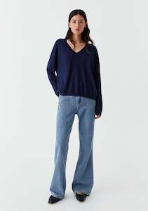 Morrison: Morrison Skye Knit Pullover - Navy