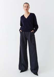 Morrison: Morrison Avon Knit Pullover - Navy