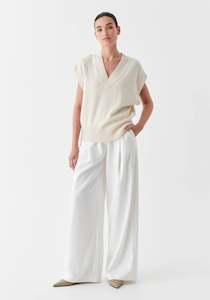 Morrison: Morrison Avon Knit Vest - Milk