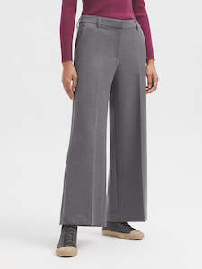 Nice Things: Nice Things Wool Blend Trousers - Mid Grey