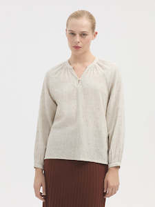 Nice Things Jacquard Cotton Shirt - Jacquard Spot