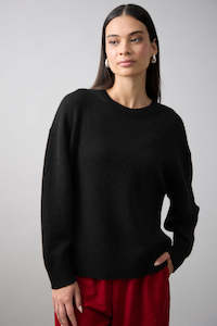 Mia Fratino: Mia Fratino Cooper Crew - Jet Black