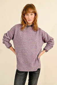 Molly Bracken: Molly Bracken Knitted Jersey - Mauve