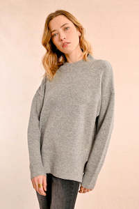 Molly Bracken Knitted Jersey - Grey