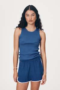 Sale: Rowie the Avery Knit Tank - Cobalt Blue