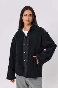 New Arrivals: Marlow Peak Teddy Fleece Jacket - Black