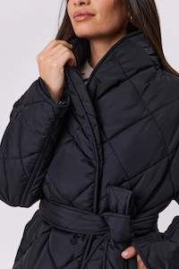 New Arrivals: Marlow Montana Wrap Coat - Black