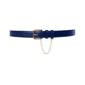 Under 100: Kathryn Wilson Classic Belt - Ink Calf