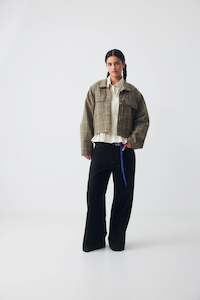 Sale Jackets Coats: Ricochet My Monster Jacket - Khaki Check