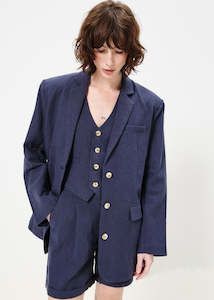 FRNCH Noemie Blazer - Bleumarine