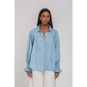 Blak: Blak Edith Shirt - Dreamy Blue