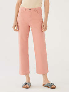 Nice Things Wide Colourful Jean - Soft Pink