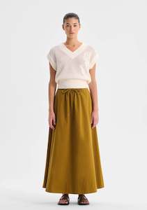 Skirts: Marique Skirt -Tobacco