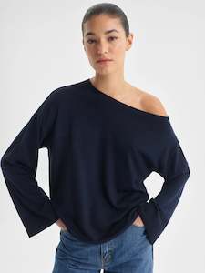 Morrison: Morrison Rhyan Knit Pullover - Navy