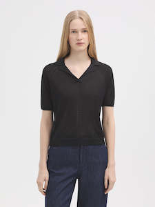 Short Sleeve Polo – Black