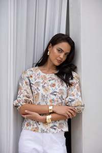 Sia Blouse - Kaffir Print