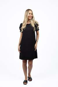 Dresses: Sana Shift Dress - Black