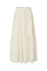 Sunset Maxi Skirt - Creme