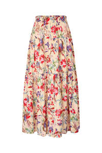 Sunset Maxi Skirt - Flower Print