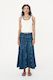 Vashti Denim Midi Skirt