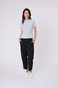 Trousers: Silo Barrel Pant - Black