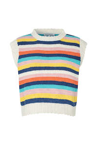 Chicago Vest - Multi-Stripe