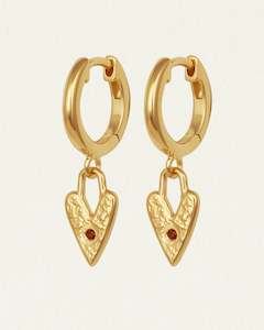 Accessories: Lover Earrings - 18K Gold Vermeil