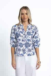 Humidity: Rosa Blouse - Jardin Print