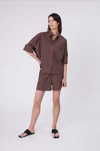 Shoreline Shirt - Carob