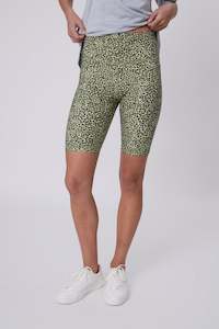 Circuit Bike Short - Willow Print