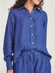 Princeton Linen Shirt - Iris