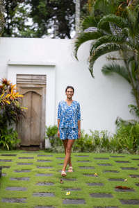 Humidity: Fleur Short - Blue/Stone