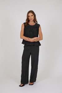 Trousers: Lumi Pant - Black