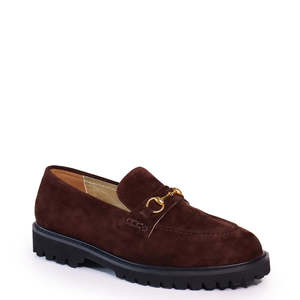 Shandre Loafer - Chocolate Suede