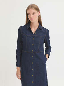Denim: Blue Denim Dress