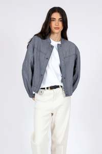 Beam Bomber Jacket - Ink Stripe