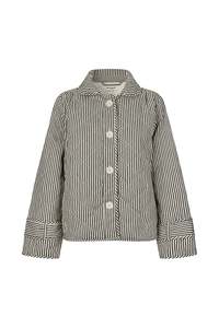 Jackets: Viola Jacket – Black / Cream Stripe