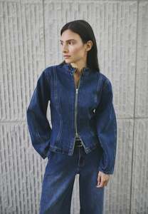 Bonnie Jacket - Dark Blue Denim